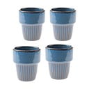 Tazzine in set per espresso blu in ceramica 4 pz 100 ml Tone – Dakls