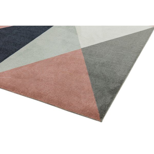 Tappeto rosa e grigio Riley Carisso, 200 x 290 cm - Asiatic Carpets-image-4