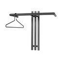 Attaccapanni da parete nero in metallo 65 cm Senza – Spinder Design