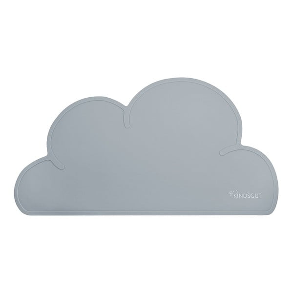 Tovaglietta in silicone grigio scuro Cloud, 49 x 27 cm - Kindsgut