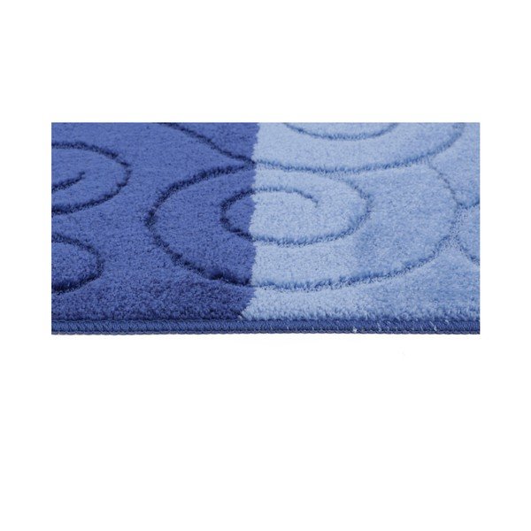 Set di 2 tappetini da bagno blu Madame Coco Bloom - Foutastic-image-2