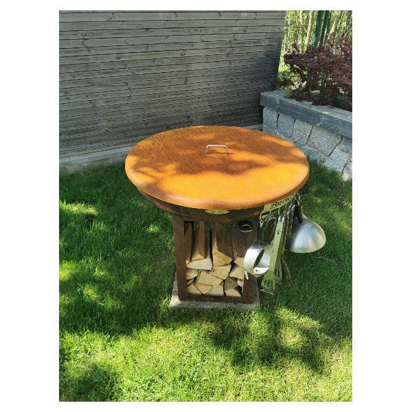 Coperchio per griglia in acciaio L – Remundi-image-1