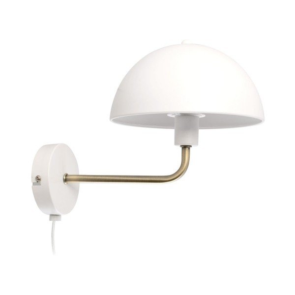 Lampada da parete di colore bianco-oro, altezza 25 cm Bonnet - Leitmotiv