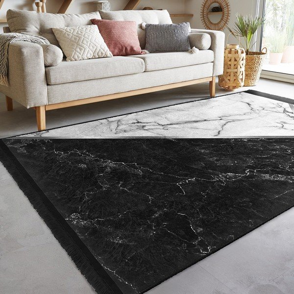 Tappeto bianco-nero 80x150 cm - Mila Home-image-3