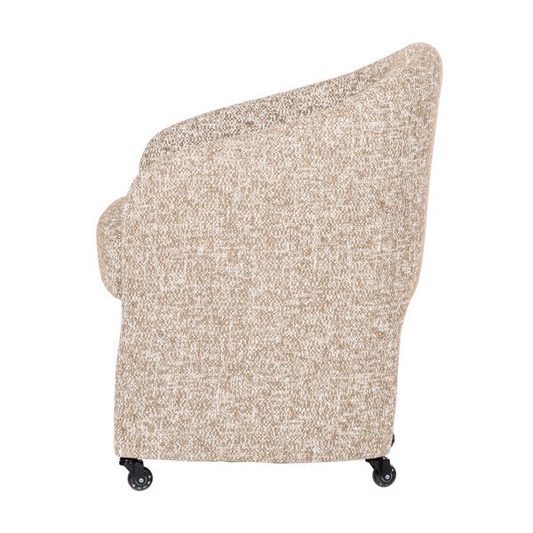 Sedia da ufficio beige in imbottito Cordo – WOOOD-image-3