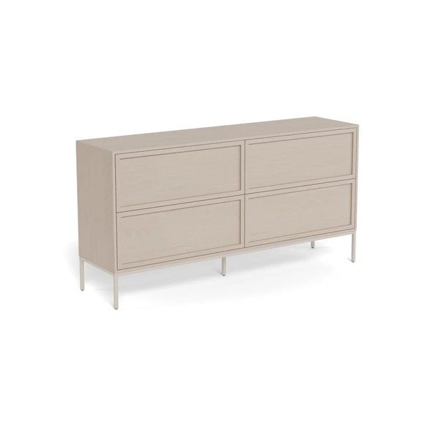Credenza grigia in melamina 157x80x40 cm Palmdale – Actona