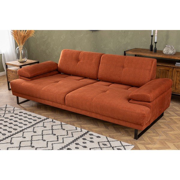 Divano arancione 239 cm Mustang - Balcab Home-image-3
