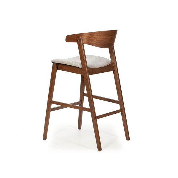 Sgabello da bar con gambe in legno di gomma Divo - Marckeric-image-2