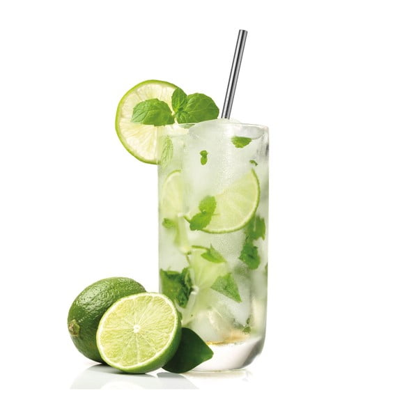 Set di 4 cannucce in acciaio inox e spazzola di pulizia - Westmark-image-1