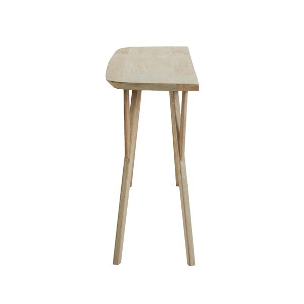 Tavolo consolle di colore naturale in mango massiccio 44x160 cm Quenza – Light & Living-image-3