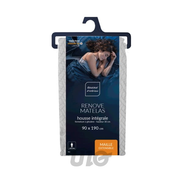 Protezioni per materassi 90x190 cm Rena - douceur d'intérieur-image-1