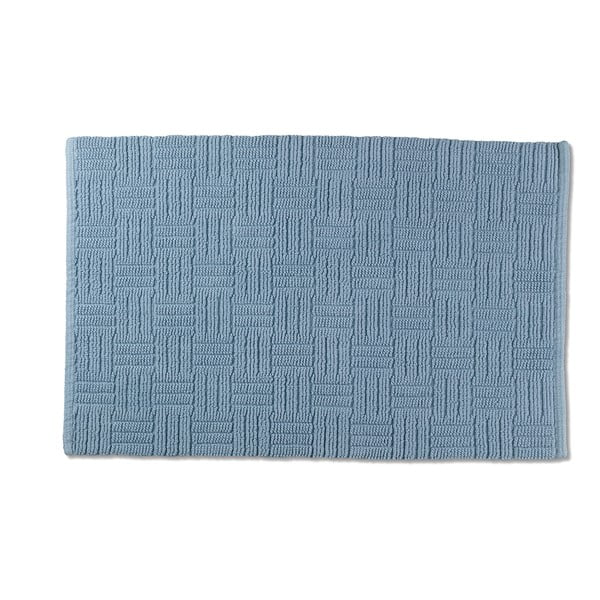 Tappeto da bagno in cotone blu, 50 x 80 cm Leana - Kela