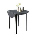 Tavolo da pranzo pieghevole nero Quer, ⌀ 92 cm Trento - Støraa