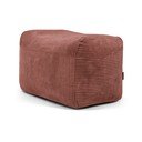 Puof a sacco color mattone con rivestimento in velluto a coste Plus 70 Lounge – SLOWDOWN