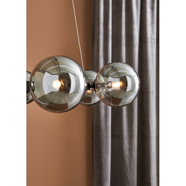 Apparecchio a sospensione con struttura nera 6L Circle - Markslöjd-image-1