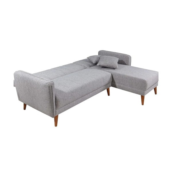 Divano angolare grigio chiaro (angolo sinistro) Aqua - Balcab Home-image-4