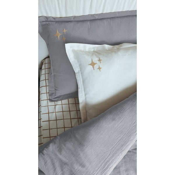 Set grigio per culla Stars - Malomi Kids-image-1