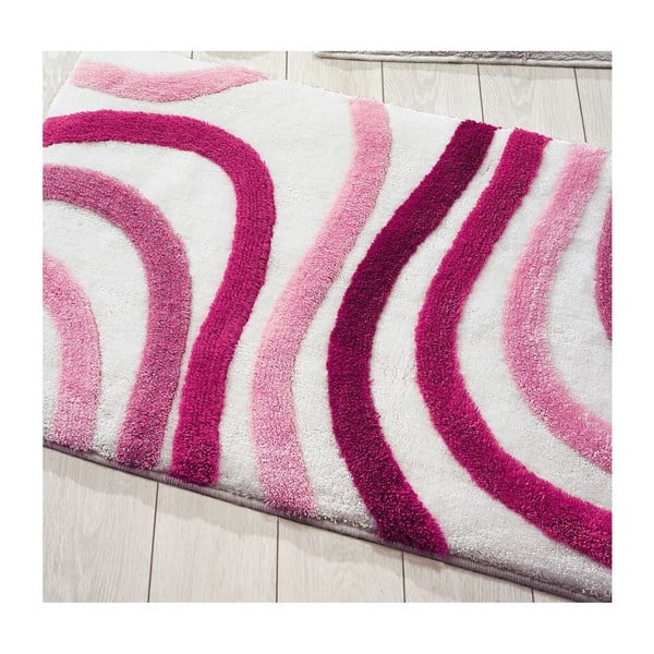 Tappeto da bagno rosa Confetti Bathmats Sardes, 70 x 120 cm - Foutastic