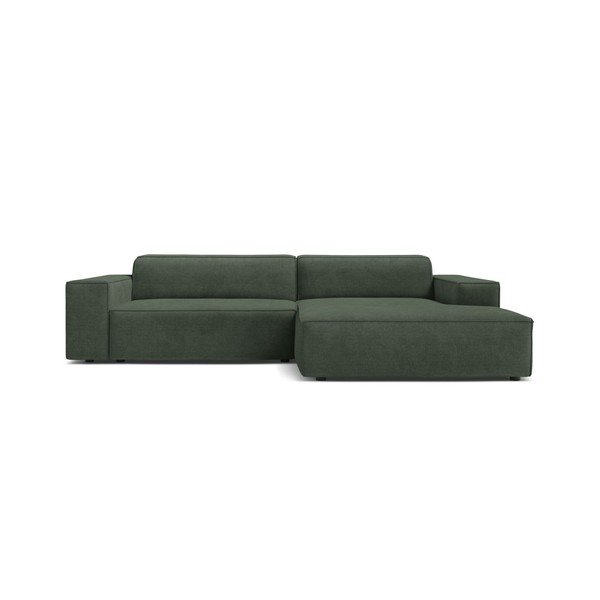 Divano angolare componibile color petrolio (con penisola a destra/con chaise lounge) Jodie – Micadoni -image-1
