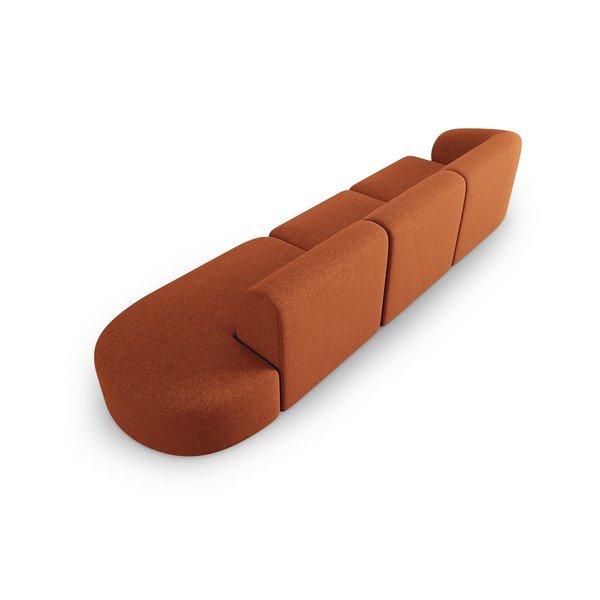 Divano arancione 302 cm Shane - Micadoni Home-image-3