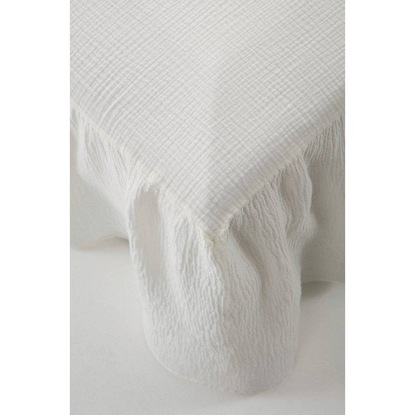 Copriletto color crema in mussola 90x200 cm Amilia – Jotex-image-3