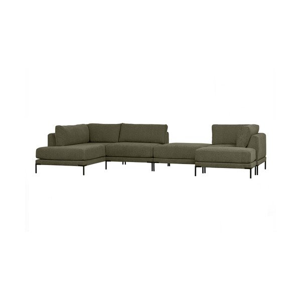 Modulo divano kaki (angolo sinistro) Couple - WOOOD-image-3