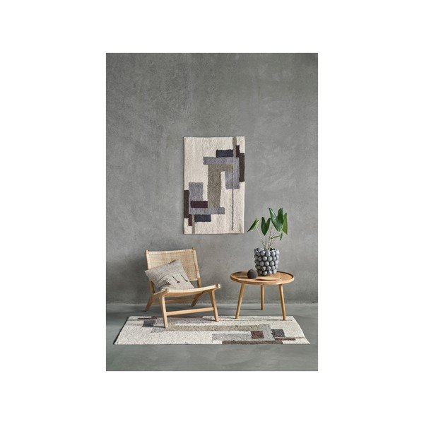 Tappeto grigio-beige 70x110 cm Laerk - Villa Collection-image-1