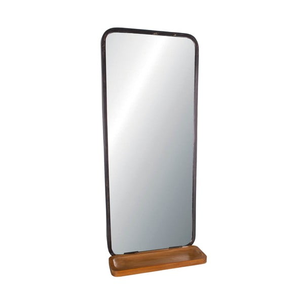 Specchio da parete con mensola 33,5x76,5 cm - Antic Line