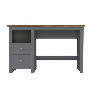 Scrivania con piano effetto rovere 50x120 cm Emerald - Støraa