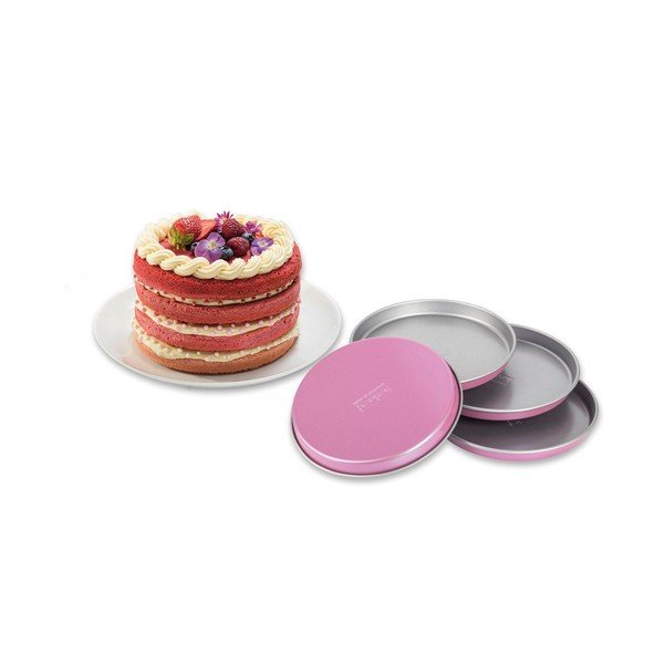 Set di 4 tortiere Creative rosa, ø 17 cm Creative Studio - Zenker-image-1