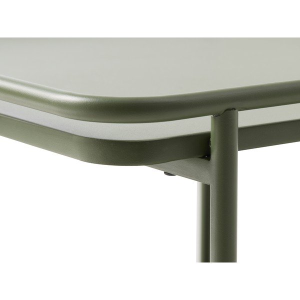 Tavolino da salotto verde in metallo 75x75 cm Yuba – Unique Furniture-image-4