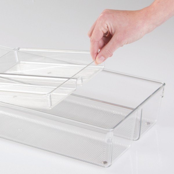 Organizzatore per cassetti , 20,5 x 41 cm Linus - iDesign-image-3