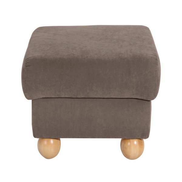 Pouf marrone Monarch Velor - Max Winzer-image-2