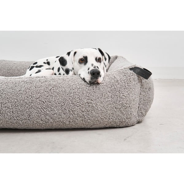 Cuccia per cani grigia in bouclé 55x70 cm Senso Pebble S - MiaCara-image-1