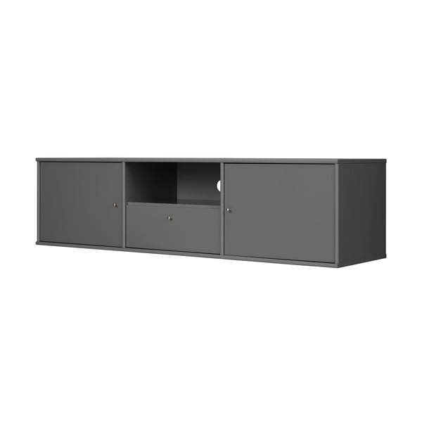 Mobile TV  antracite 161x42 cm Mistral - Hammel Furniture-image-1
