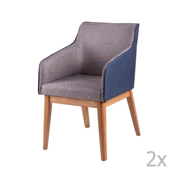 Set di 2 sedie da pranzo Beth - sømcasa