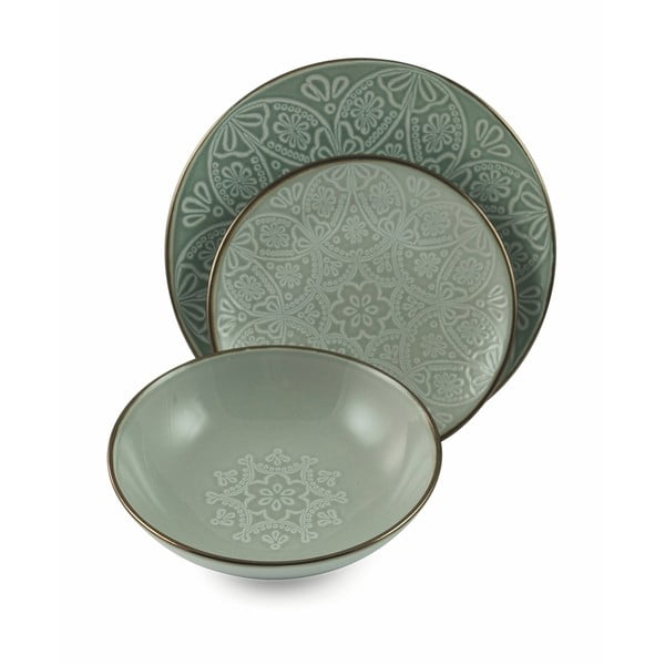 18dílná sada barevného nádobí z kameniny Villa d'Este Baku-image-2