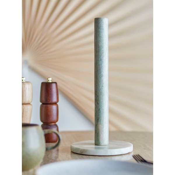 Portarotolo da cucina verticale verde chiaro in marmo ø 15 cm Emy – Bloomingville-image-3