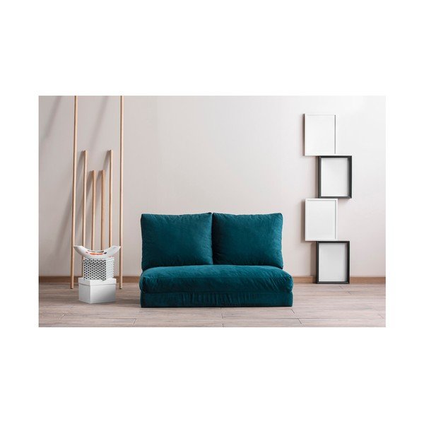 Divano letto color petrolio 120 cm Taida - Balcab Home-image-1