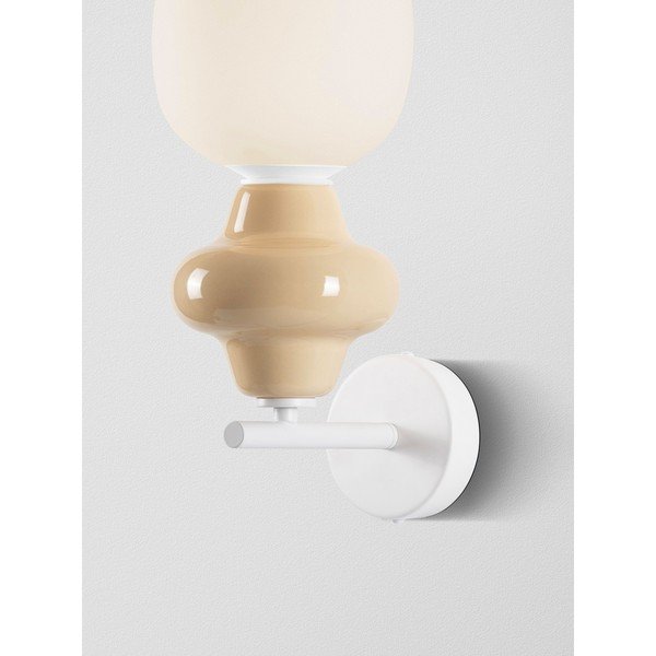 Lampada da parete bianca in ceramica Clio – Nova Luce-image-4