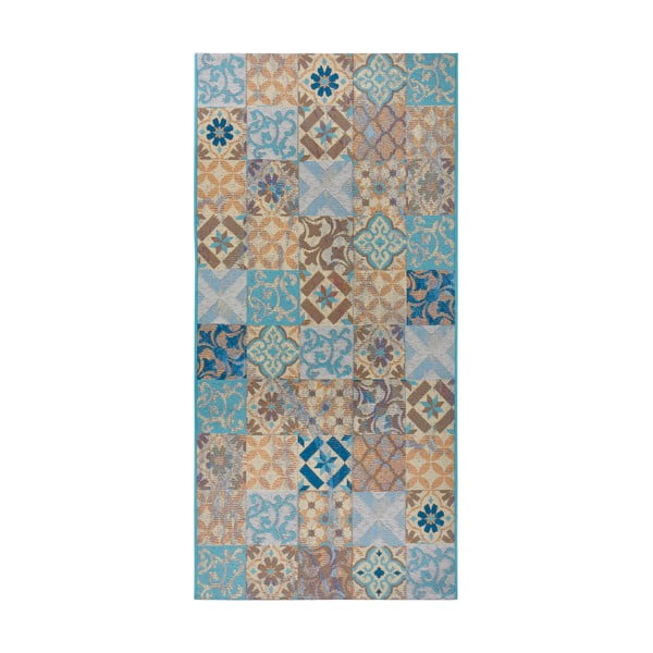 Tappeto blu 75x150 cm Cappuccino Mosaik - Hanse Home