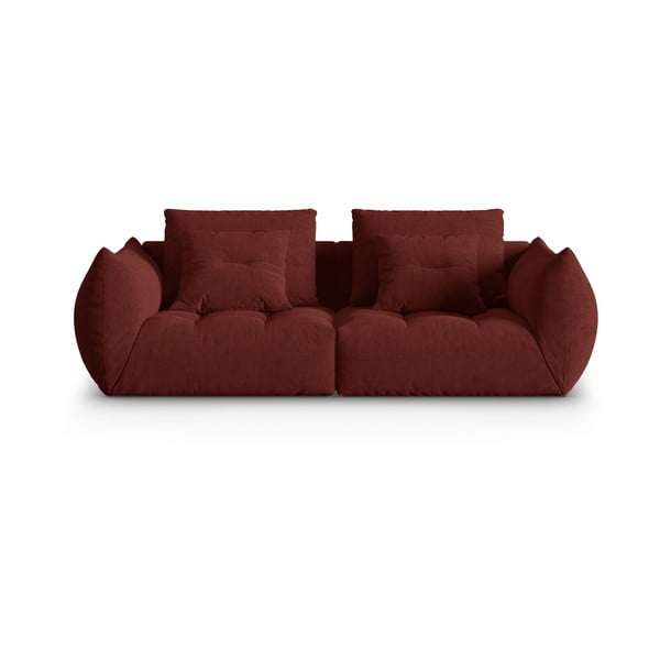 Divano rosso 232 cm Bloom - Micadoni Home