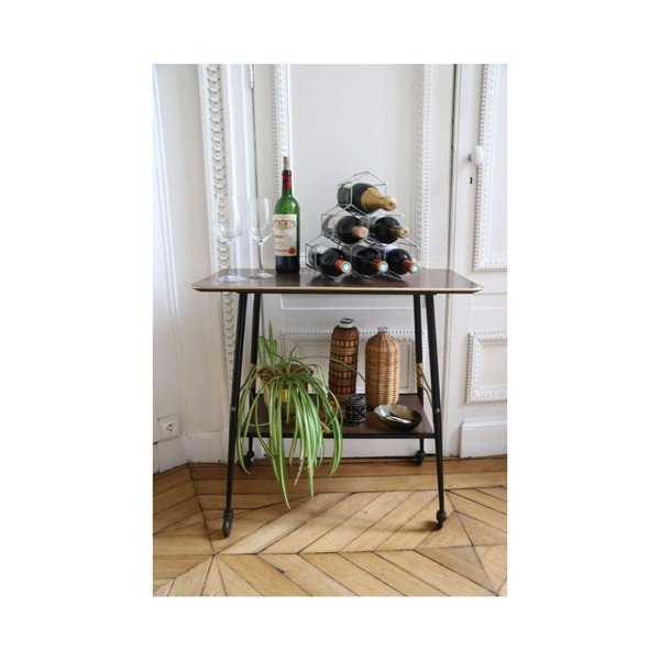 Portabottiglie in metallo grigio - Compactor-image-1