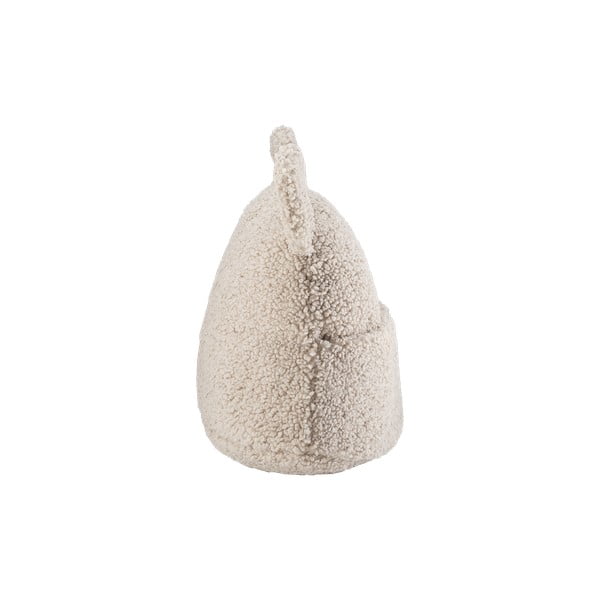 Cuscino per divano da bambini marrone chiaro con rivestimento in bouclé Teddy Pouch – Wigiwama-image-1