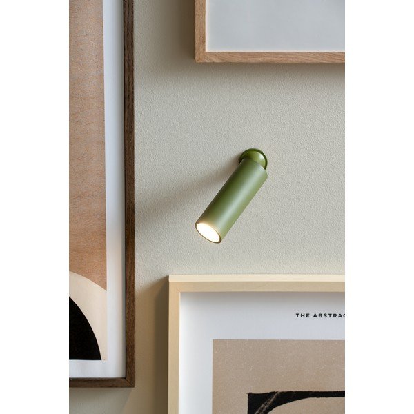 Faretto LED color kaki in alluminio con struttura flessibile Paris – Leitmotiv-image-1