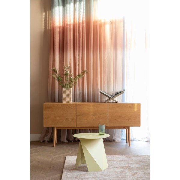 Tavolino rotondo in metallo 45x46 cm Foldy – Zuiver-image-1