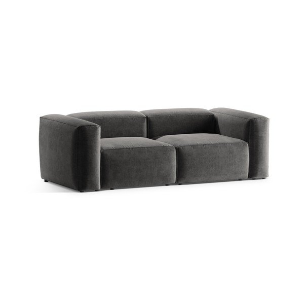 Divano grigio scuro 224 cm Bergamo – Cosmopolitan Design-image-2