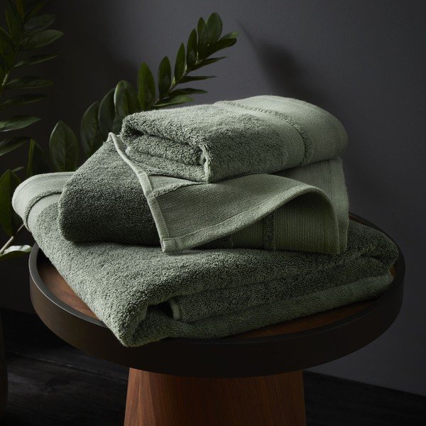 Asciugamano verde 70x120 cm Zero Twist - Content by Terence Conran-image-2