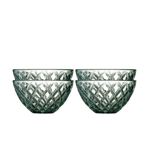 Ciotoline in set verdi in vetro 4 pz 325 ml Sorrento – Lyngby Glas