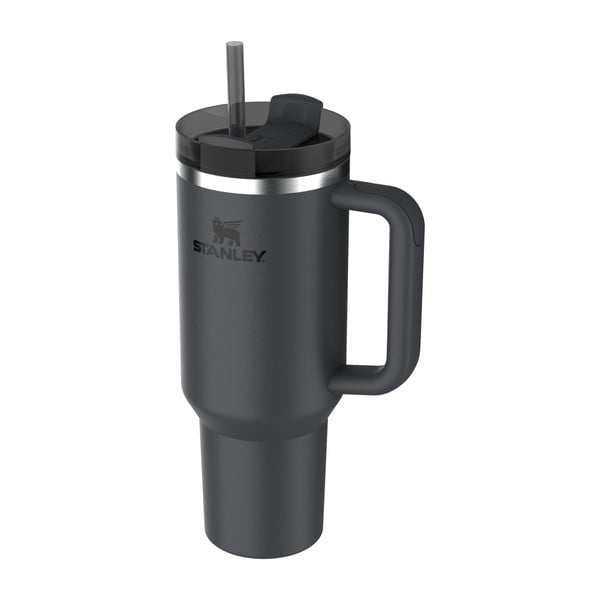 Borraccia termica nera in acciaio inox 1,18 l Quencher H2.0 FlowState Tumbler Black – Stanley-image-3